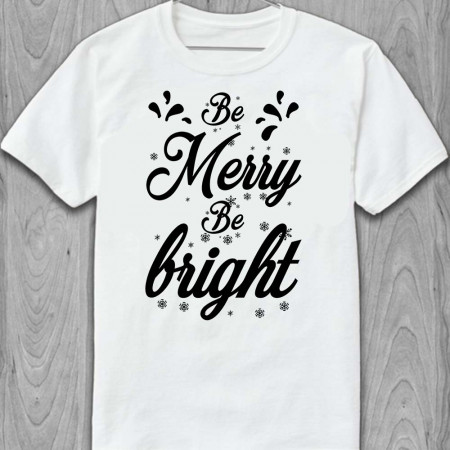 Футболка Be Merry Be Bright